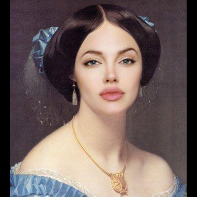 O famoso programa informático Photoshop, muito usado para retocar as rugas nas fotos das celebridades, consegue fazer milagres quando usado por gente talentosa. Foi o que fizeram os mágicos do site worth1000.com, que transformaram uma série de celebridades em autênticas figuras renascentistas.
Com a devida vénia, reproduzimos aqui 30 desses quadros, começando com o da "princesa" Angelina Jolie.