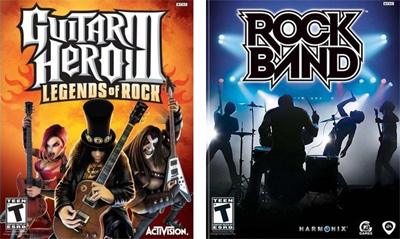 Guitar Hero e Rock Band