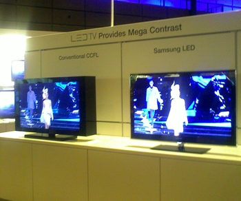 TV LED comparação