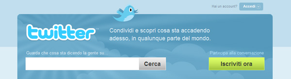 Twitter em italiano