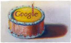 doodle 12º aniversário do Google
