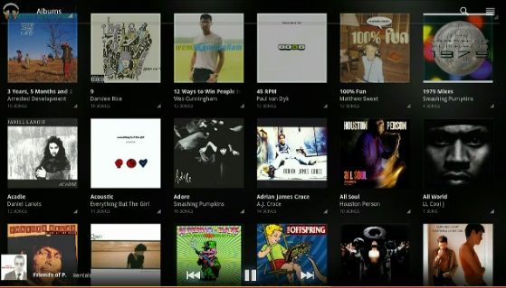Imagem do novo serviço de música da Google