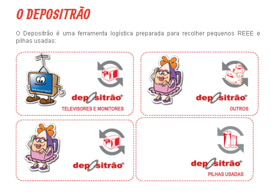 Depositrão na escola