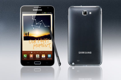 Galaxy Note. Imagem da Samsung