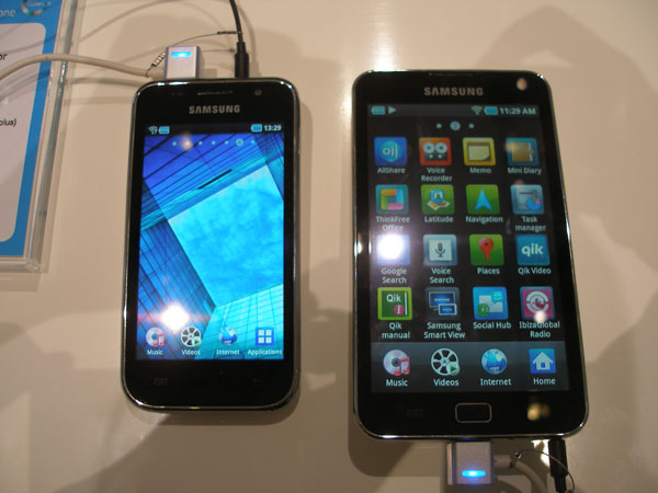 Galaxy S 4.0 e 5.0. Imagem TeK