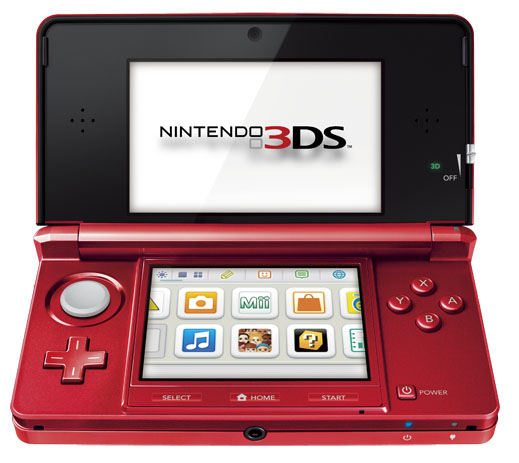 Nintendo 3DS (vermelho metálico)