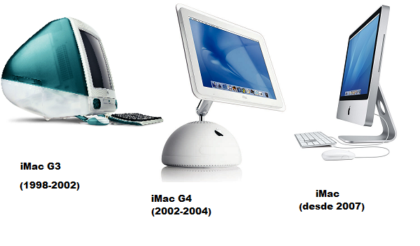 imac antigo e novo