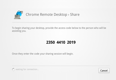 Chrome Remote Desktop. Imagem Google