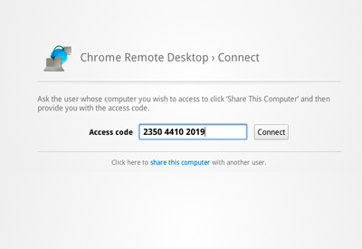 Chrome Remote Desktop. Imagem Google