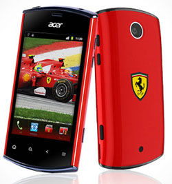 Acer Liquidmini Ferrari Edition