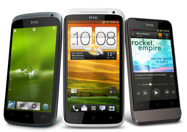 HTC One X, One S e One V