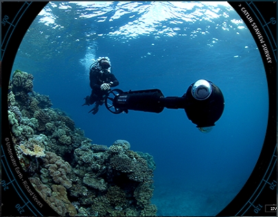 Google Maps subaquático
