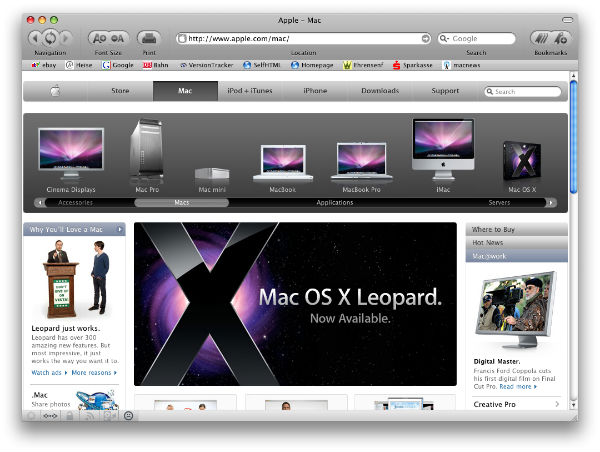 iCab Mac OS X