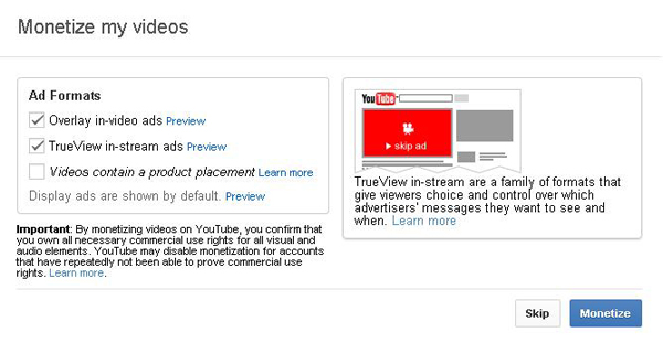Youtube AdSense