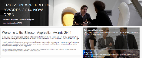 Ericsson Application Awards