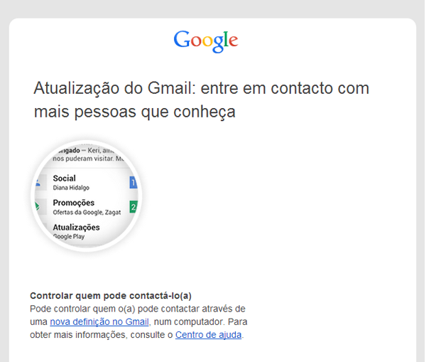 Google+ e Gmail