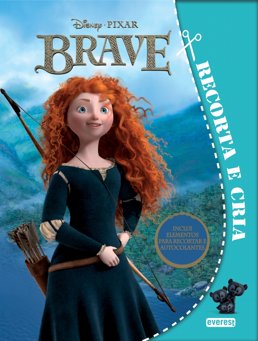 «Brave Indomável»: Ganhe livros «Recorta e cria» «Brave Indomável»: Ganhe livros «Recorta e cria»