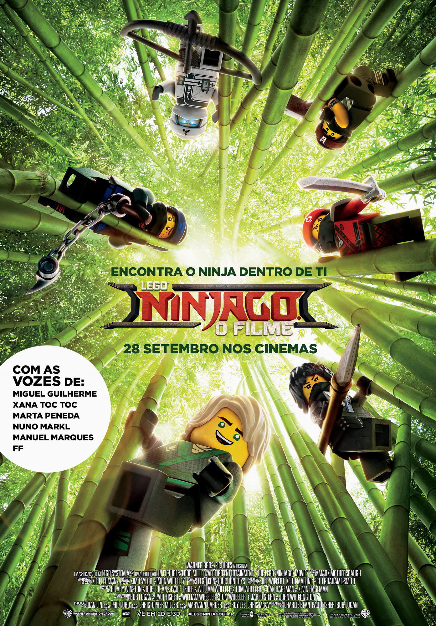 Lego Ninjago - O Filme: Ganhe convites para as antestreias Lego Ninjago - O Filme: Ganhe convites para as antestreias