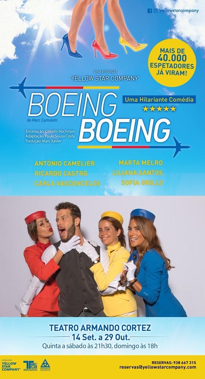 Boeing Boeing: Ganhe convites para a peça Boeing Boeing: Ganhe convites para a peça