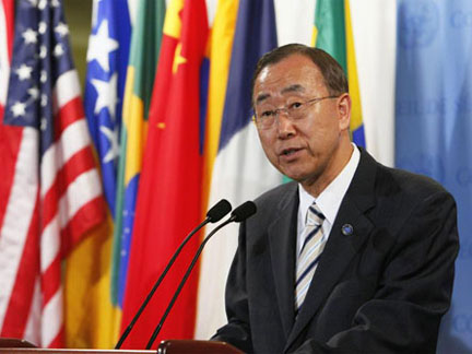 Ban Ki-Moon diz preocupado com a Guiné-Bissau