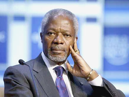Síria: Koffi Annan desistiu