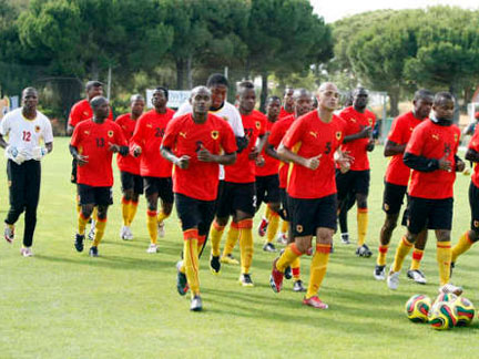 Palancas Negras preparam o amistoso de amanhã contra Moçambique