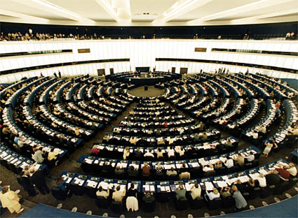 O Parlamento Europeu, em Bruxelas (Foto: Reuters)