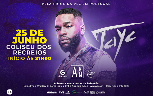 Lisboa recebe Tayc